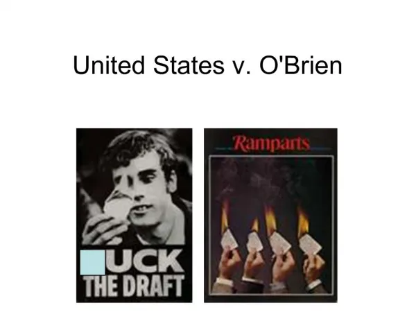 United States v. OBrien