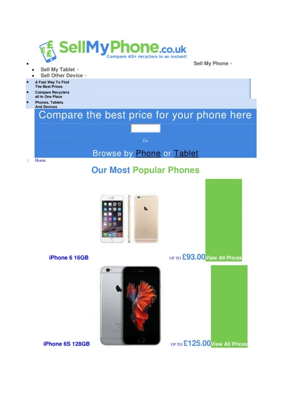 Sell your phone | Sell my phone