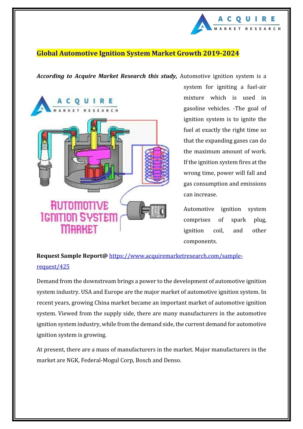 global automotive ignition system market growth