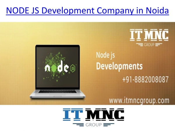 NODE JS Development Company in Noida - ITMNC GROUP