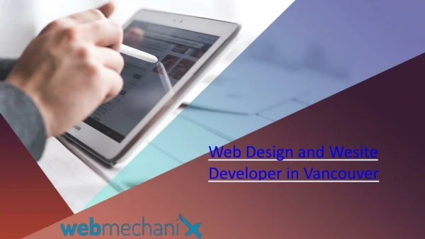 Web Design and Wesite Developer in Vancouver