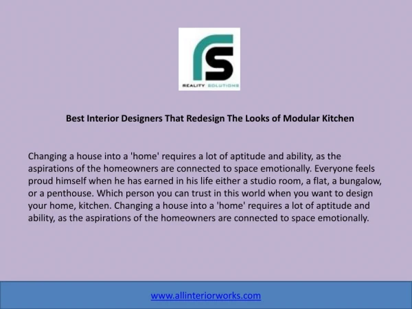 Best Interior Designers That Redesign The Looks of Modular Kitchen