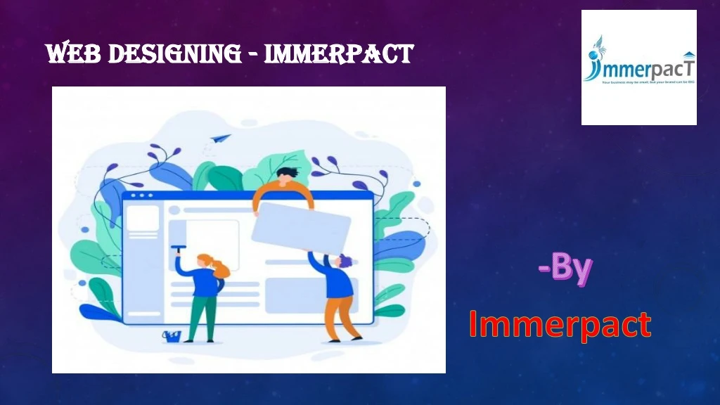 web designing immerpact