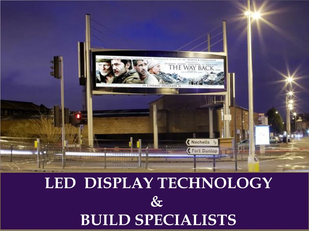 led display technology build specialists