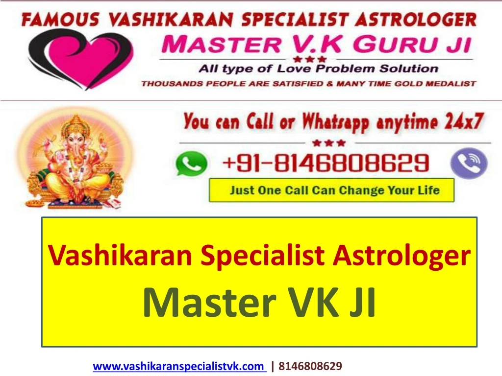 vashikaran specialist astrologer master vk ji