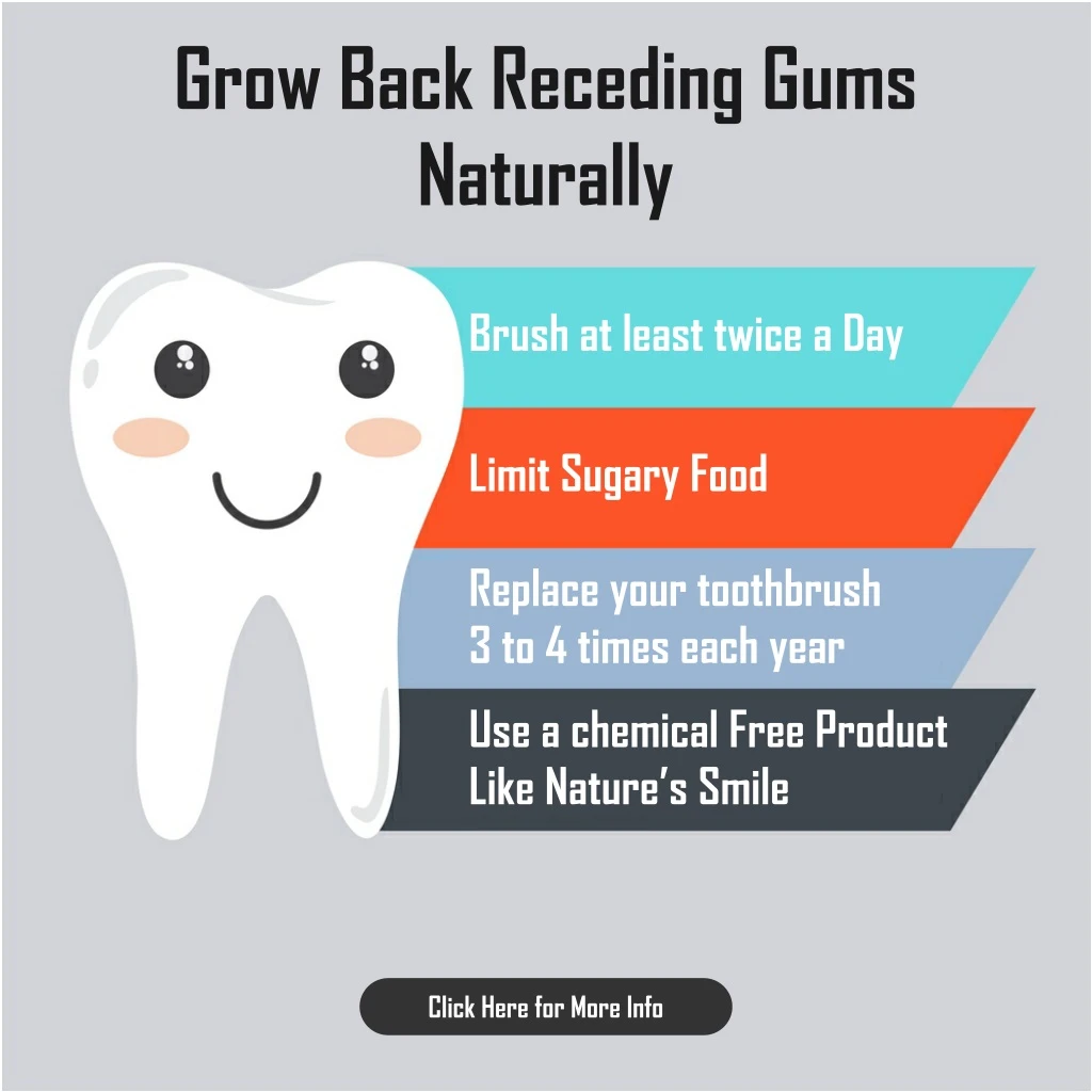 grow back receding gums naturally