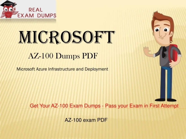 Prepare Microsoft AZ-100 Exam with Real Exam Questions - MICROSOFT AZ-100 Dumps