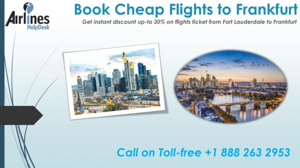How to Book Cheap Flights to Frankfurt?