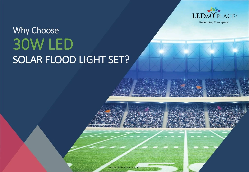 why choose 30w led solar flood light set