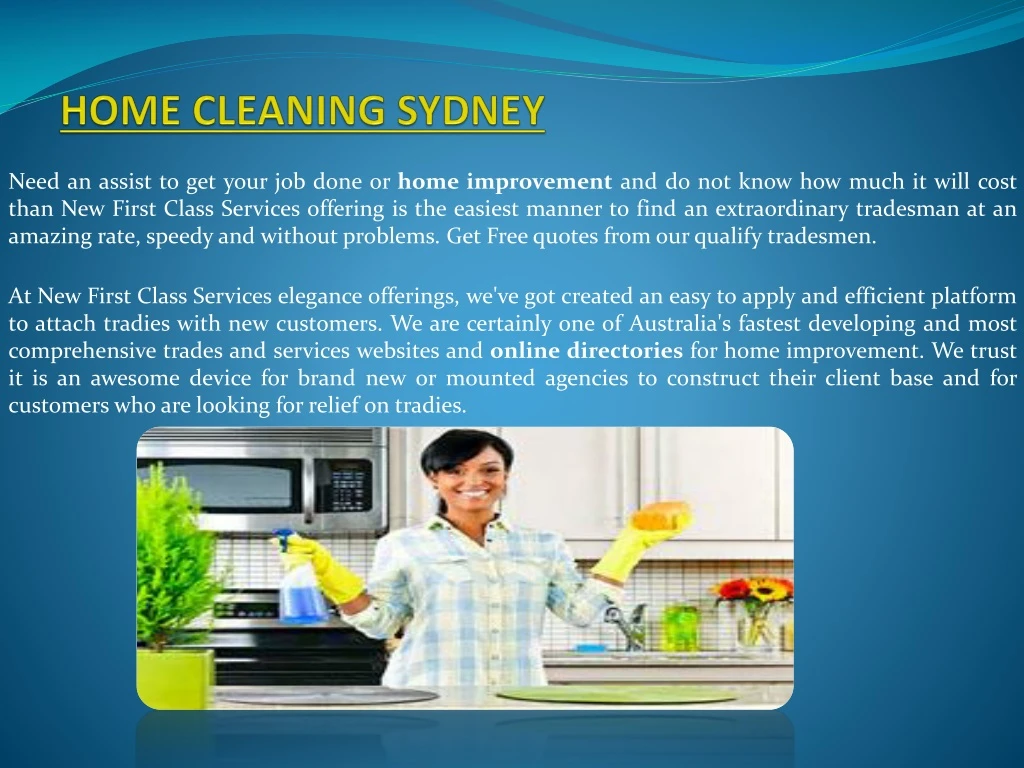 home cleaning sydney