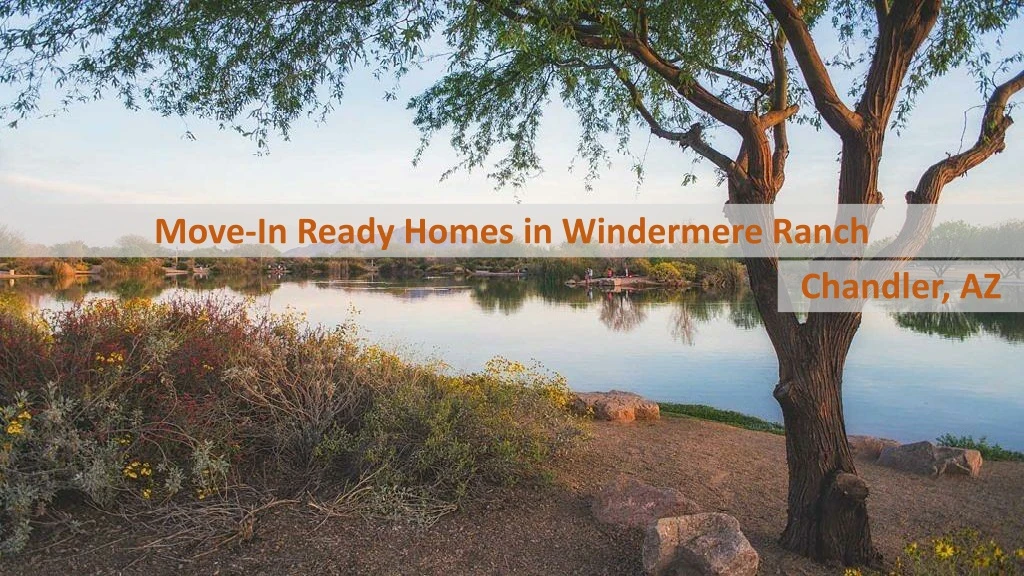 move in ready homes in windermere ranch