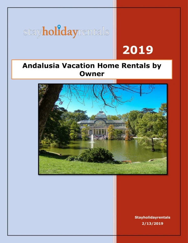 Andalusia Vacation Home Rentals by Owner