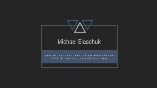 Michael Elaschuk - Former Senior National Account Executive From Toronto