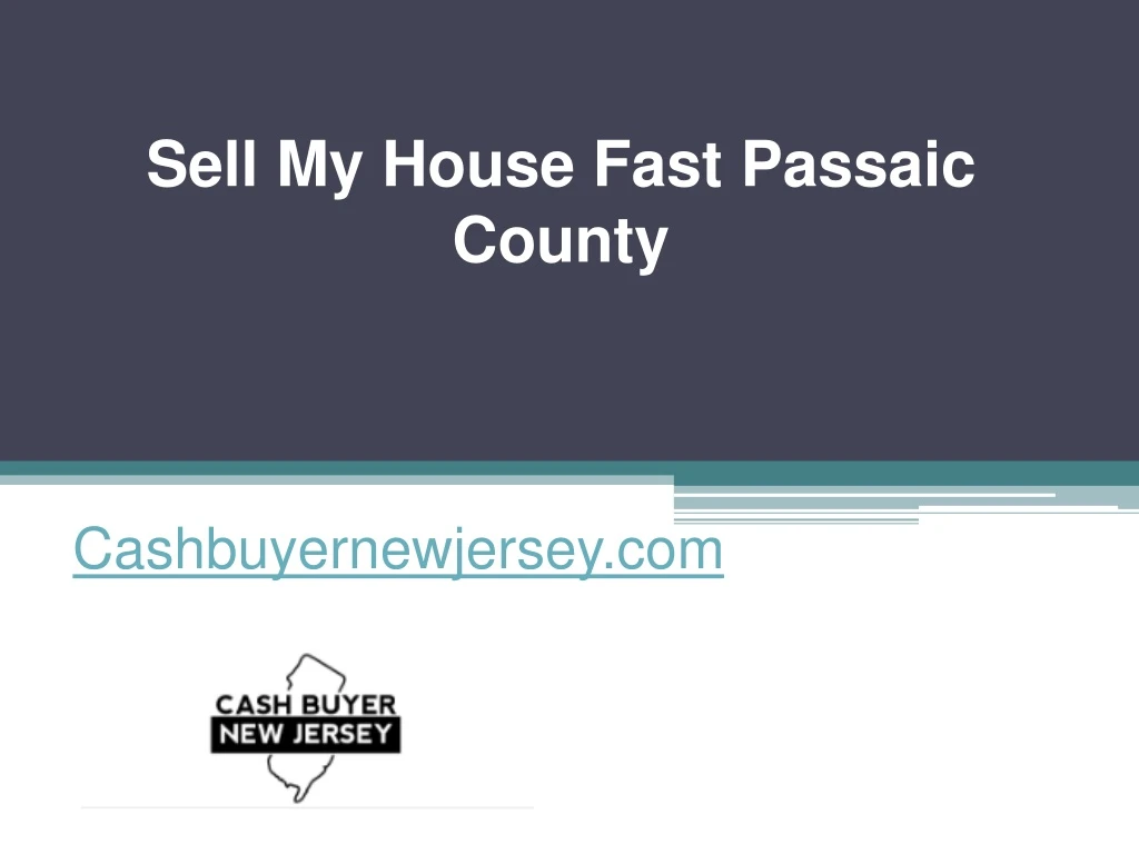 sell my house fast passaic county