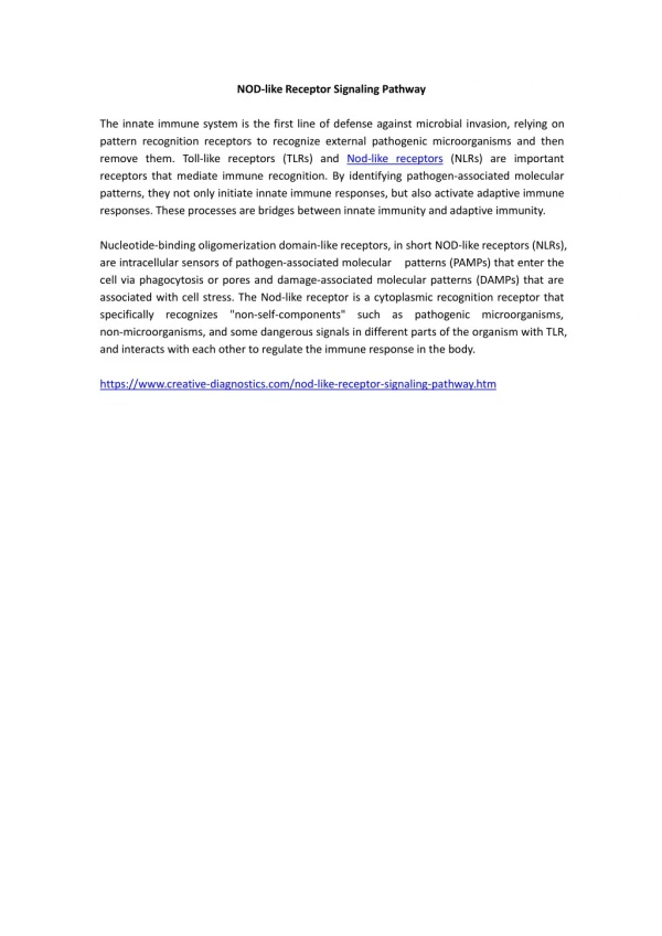 NOD-like Receptor Signaling Pathway