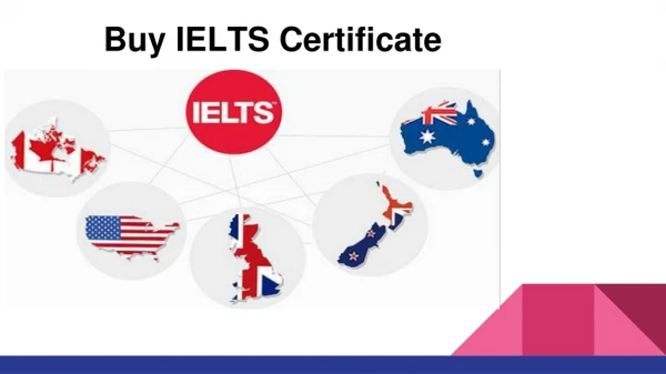 Buy IELTS Certificate Online With Easy Steps | PassportsGuides.com