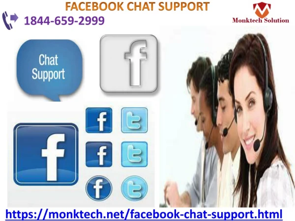 Facebook Chat Support-offers solutions for all techniques queries 1844-659-2999