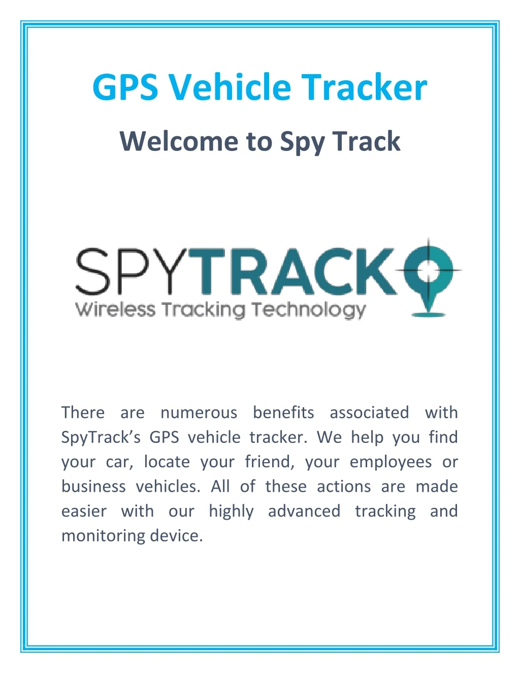 gps vehicle tracker