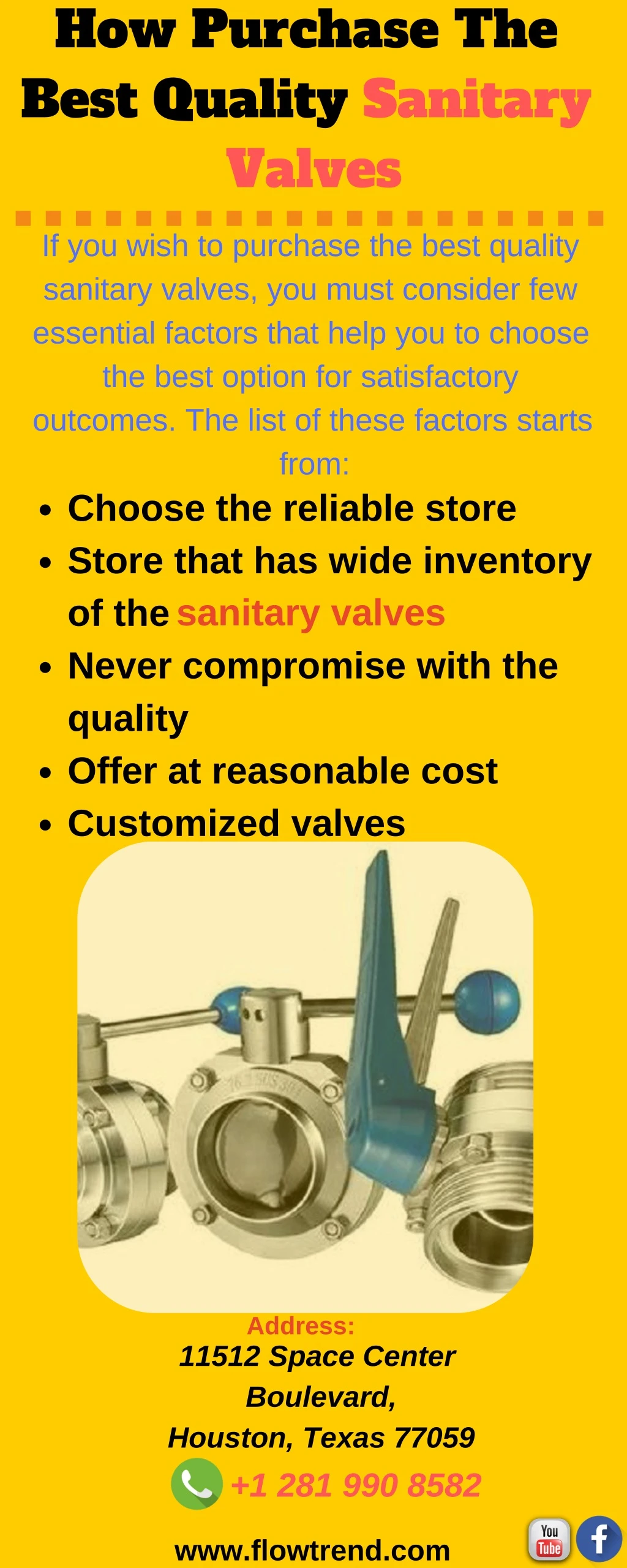 how purchase the best quality sanitary valves