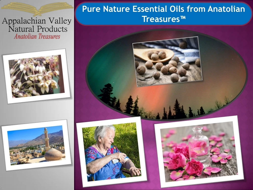 pure nature essential oils from anatolian
