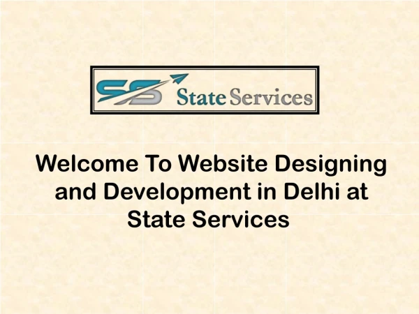 Website Designing in Delhi at State Services