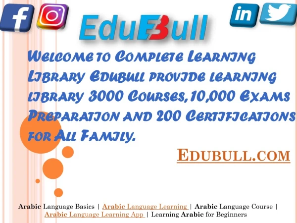 Learn Arabic Language | Arabic Classes Online | Arabic Learning App