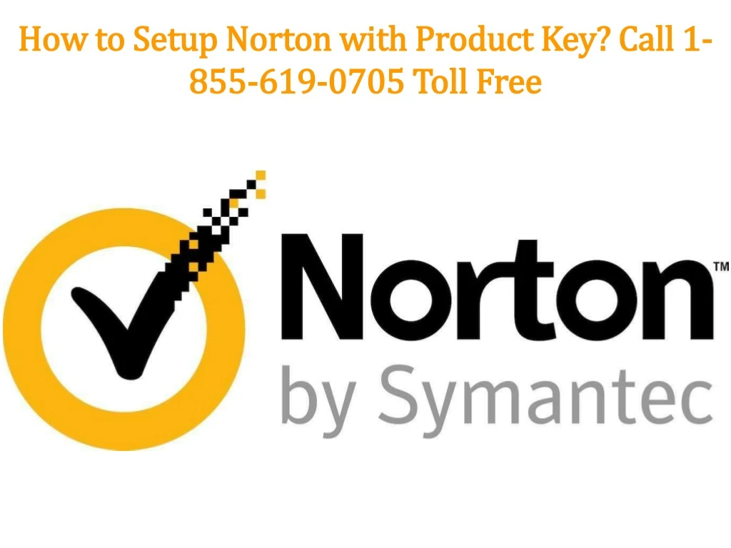 how to setup norton with product key call