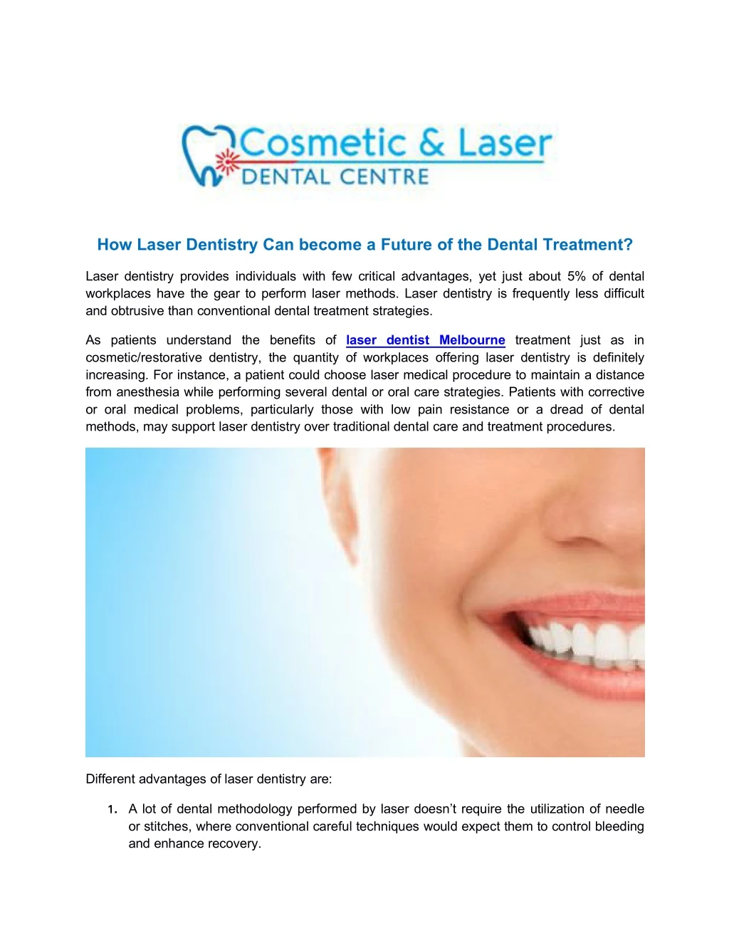 how laser dentistry can become a future