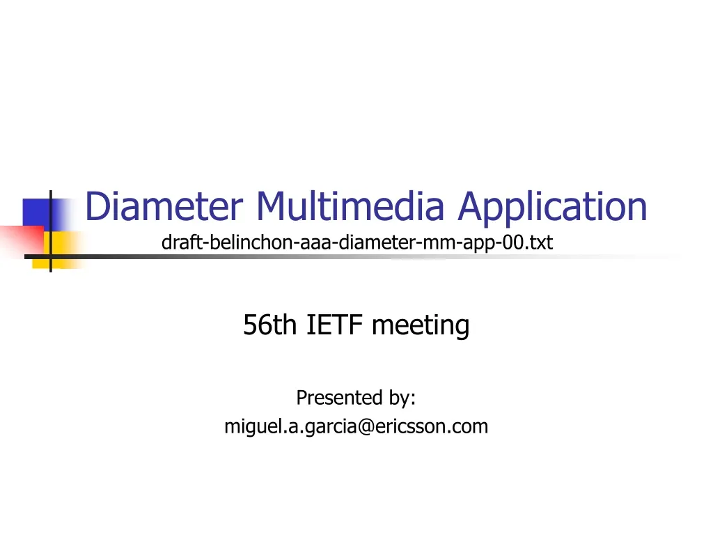 diameter multimedia application