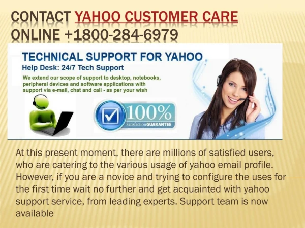 Contact yahoo customer care Online 1800-284-6979