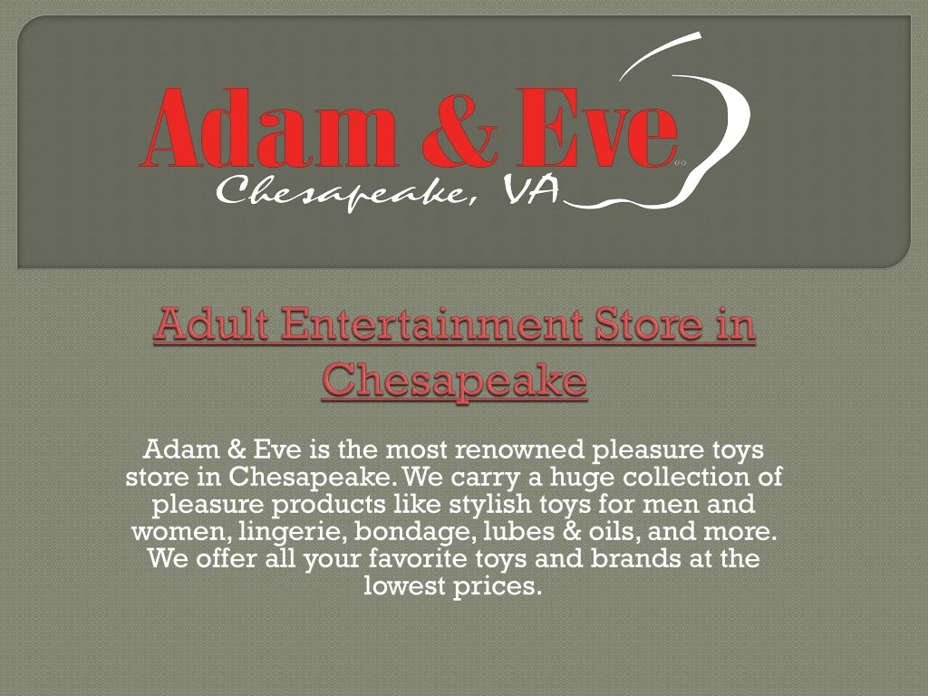 adult entertainment store in chesapeake