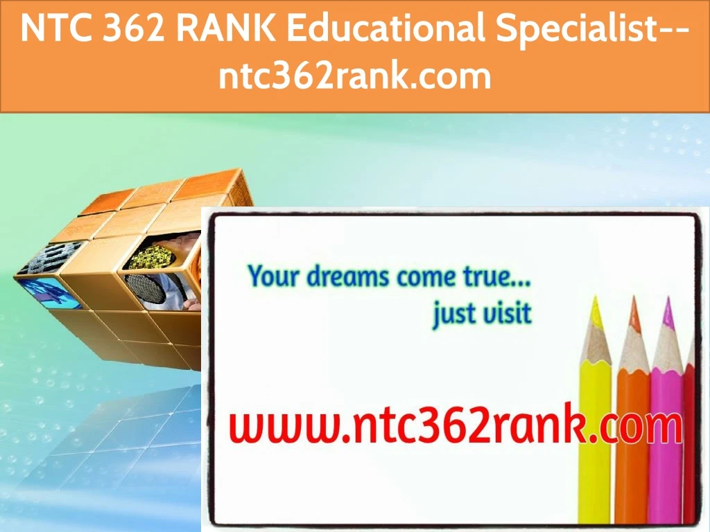 ntc 362 rank educational specialist ntc362rank com