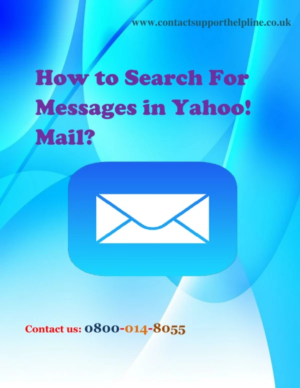 How to Search For Messages in Yahoo! Mail?