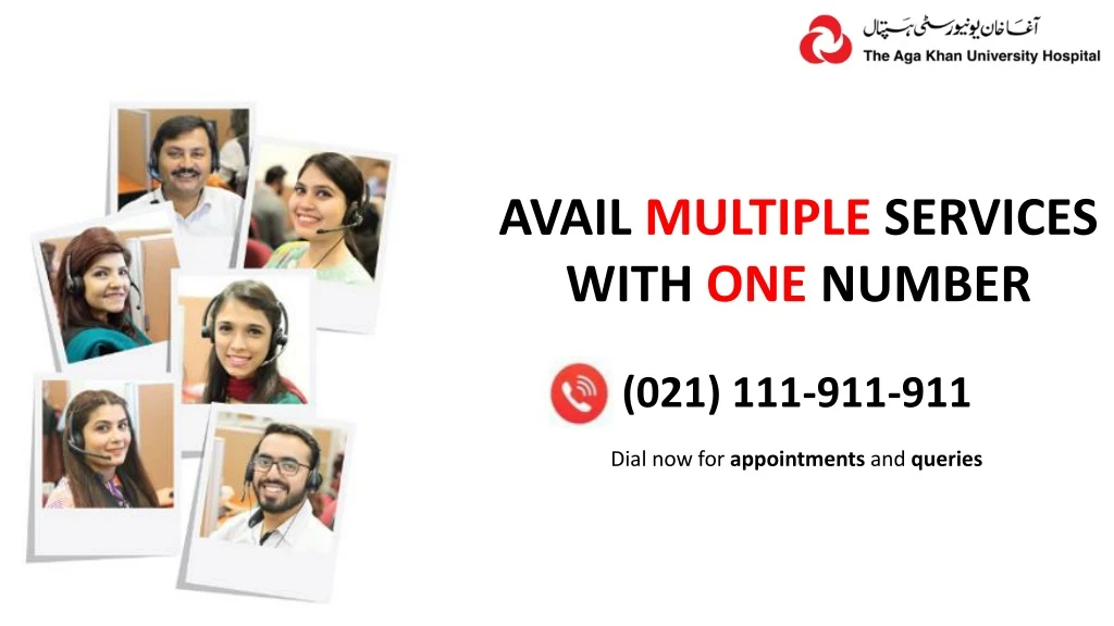 avail multiple services with one number