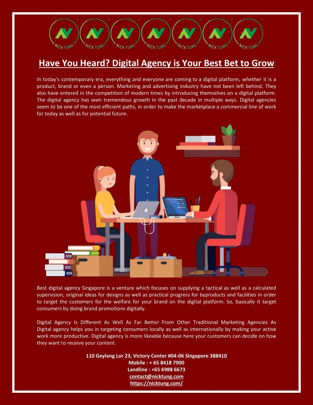 have you heard digital agency is your best
