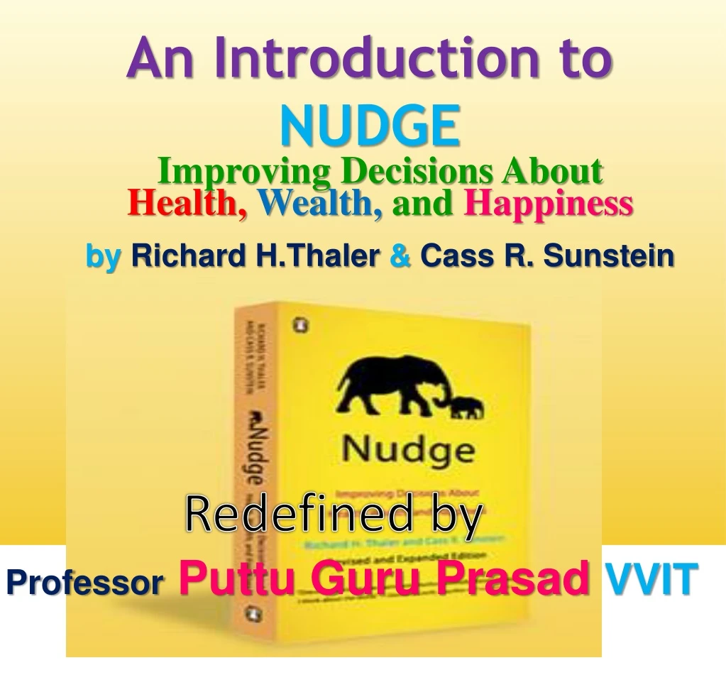 an introduction to nudge