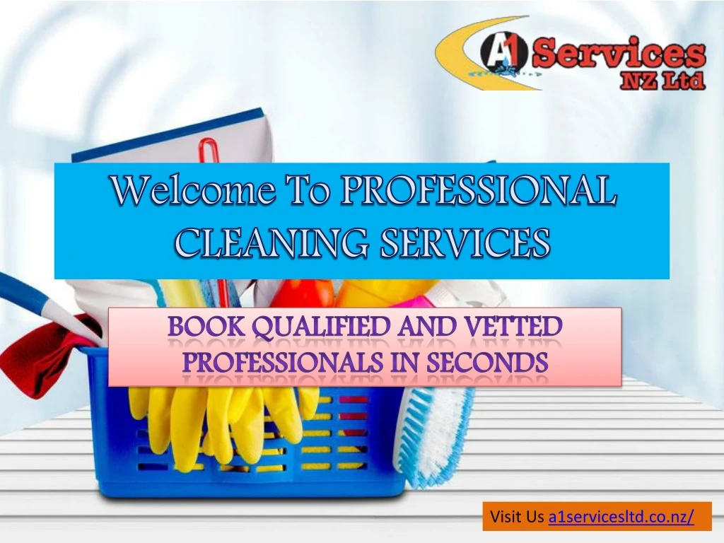 welcome to professional cleaning services