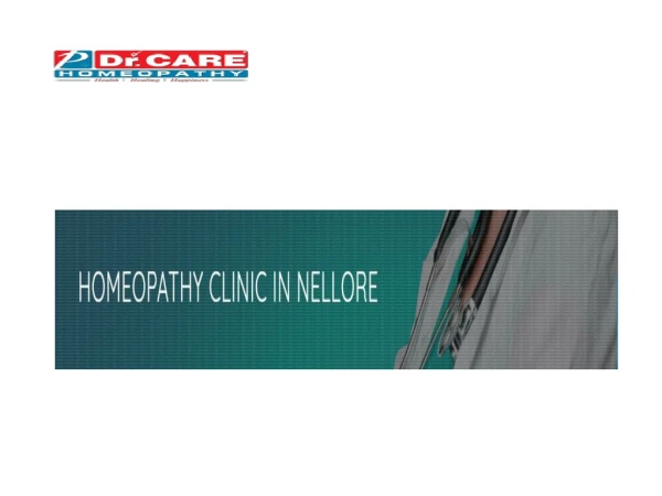 Best Homeopathic Clinics in Nellore | Dr. Care Homeopathy