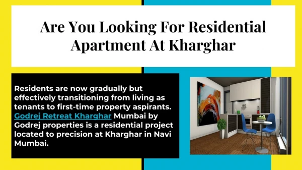 Looking For Residential Apartment in Navi Mumbai?