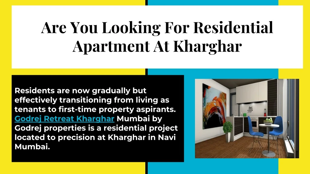 are you looking for residential apartment