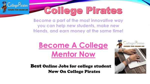 Online Jobs For College Students – College Pirates