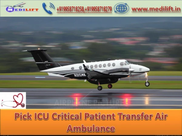 Superior and Hi-Tech Air Ambulance Service in Bagdogra