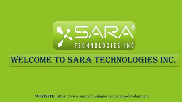 DApp Development Company | Services - Sara Technologies
