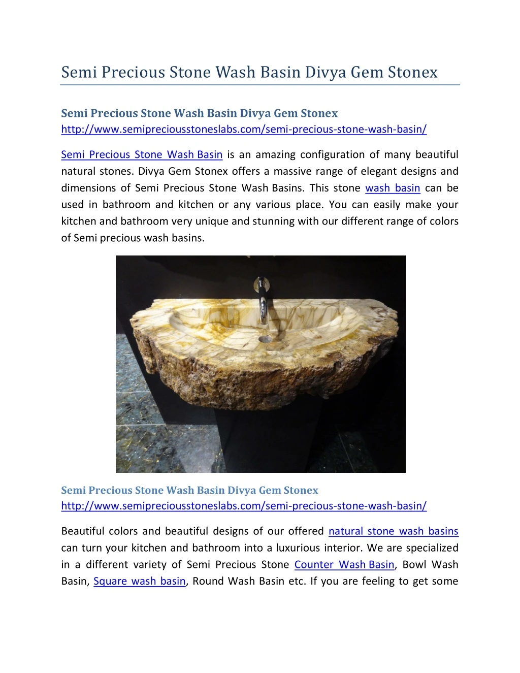 semi precious stone wash basin divya gem stonex