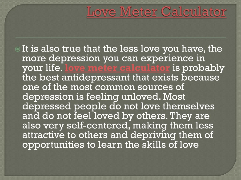 love meter calculator