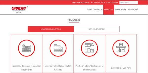 waterproofing products - Choksey Chemicals Pvt Limited