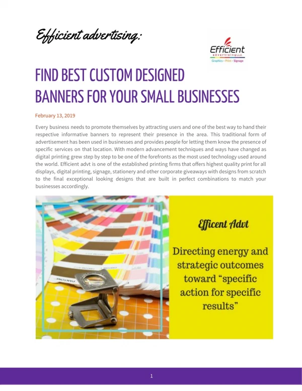 CUSTOM DESIGNED BANNERS FOR YOUR SMALL BUSINESSES