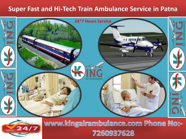 Super-Fast and Hi-Tech Train Ambulance Service in Patna