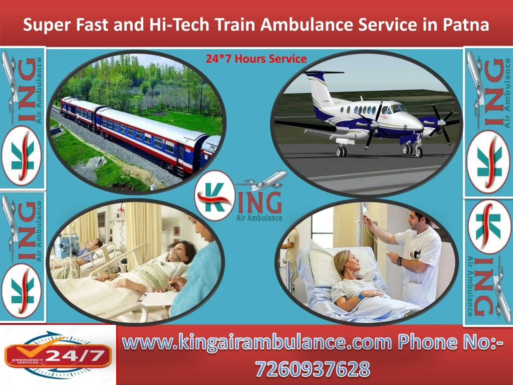 super fast and hi tech train ambulance service in patna