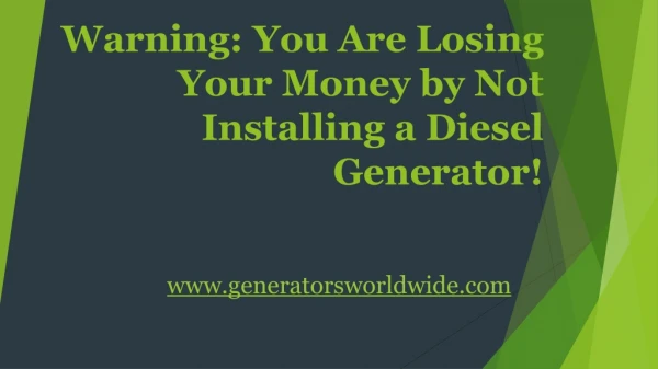 Diesel Generators for Sale